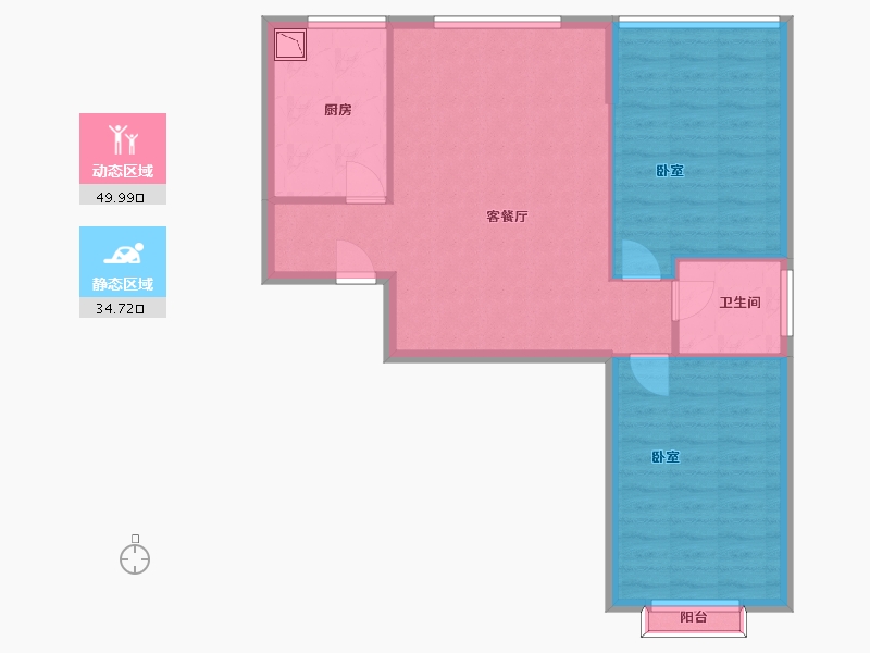 甘肃省-兰州市-新西部兰州印象-77.16-户型库-动静分区