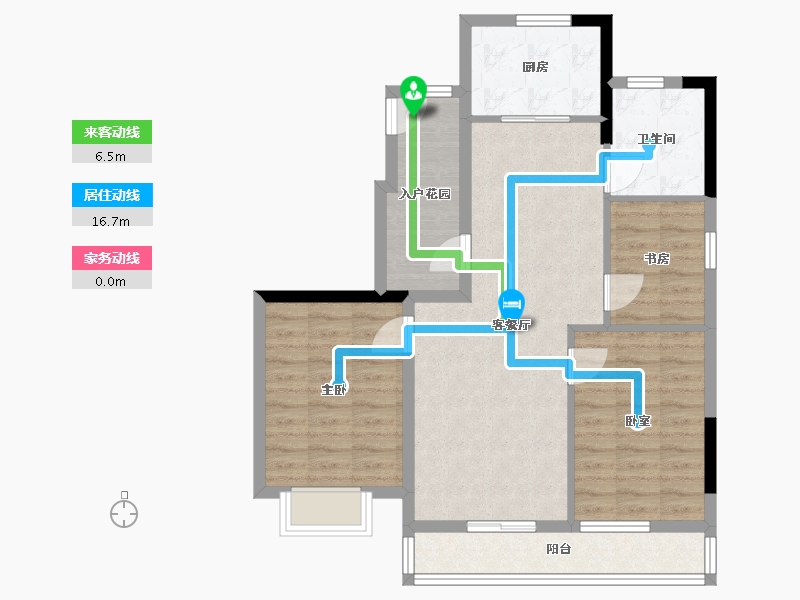 江苏省-镇江市-路劲·港欣城-81.00-户型库-动静线