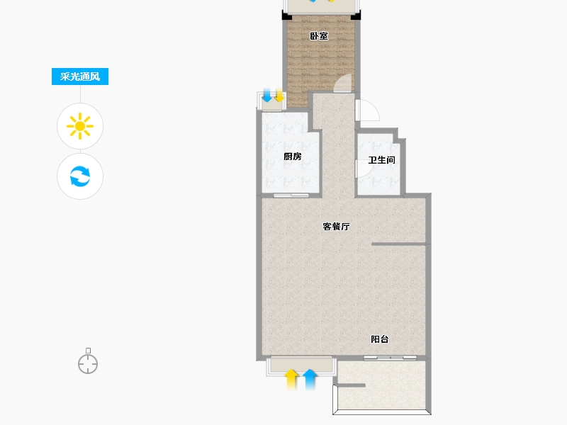 江苏省-扬州市-万科运河湾-136.05-户型库-采光通风