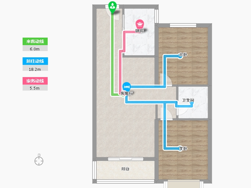 河北省-保定市-王府壹号-73.29-户型库-动静线