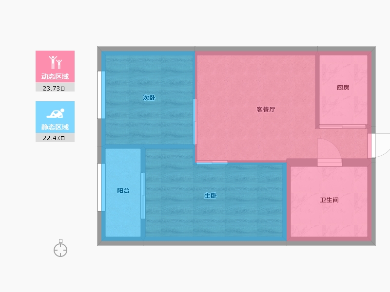 青海省-西宁市-中惠紫金城-41.00-户型库-动静分区