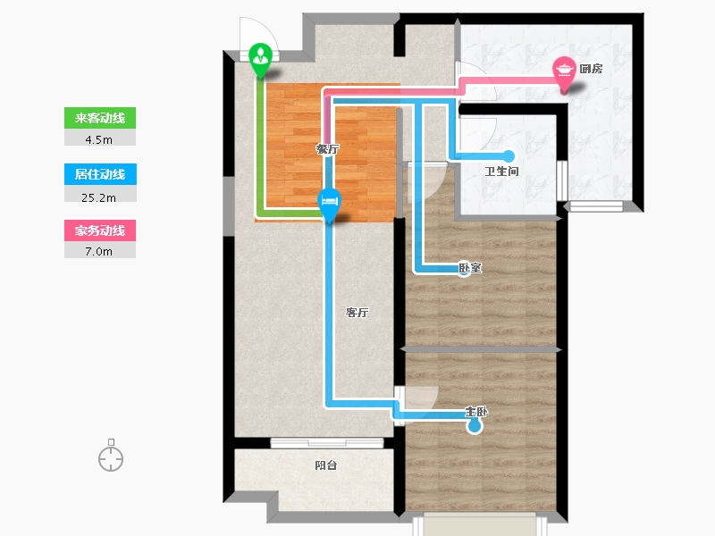 甘肃省-兰州市-恒大绿洲林语郡-78.21-户型库-动静线