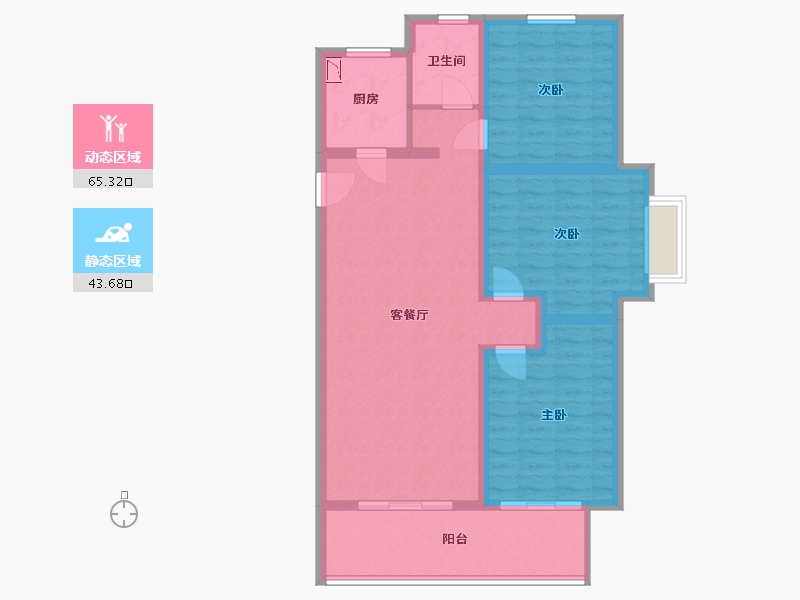 河北省-保定市-王府壹号-98.00-户型库-动静分区