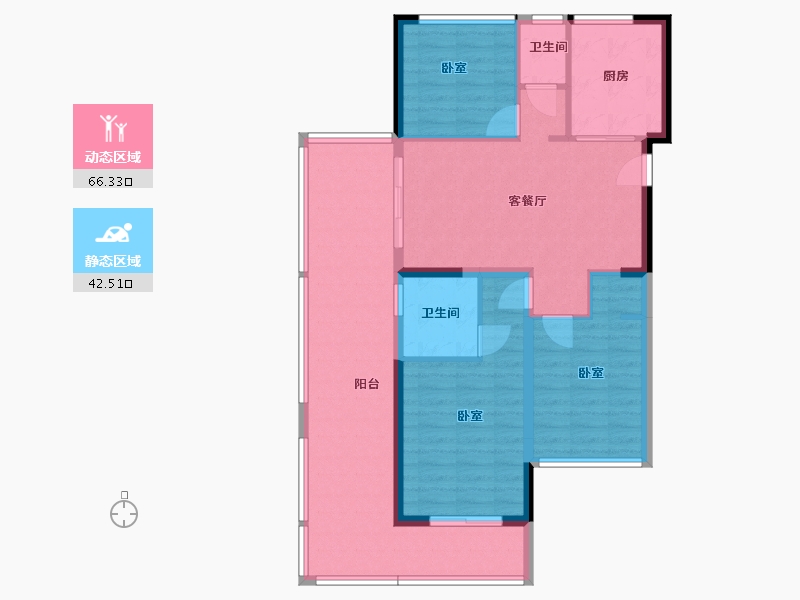 云南省-西双版纳傣族自治州-蓝城西双版纳桃李春风-97.76-户型库-动静分区