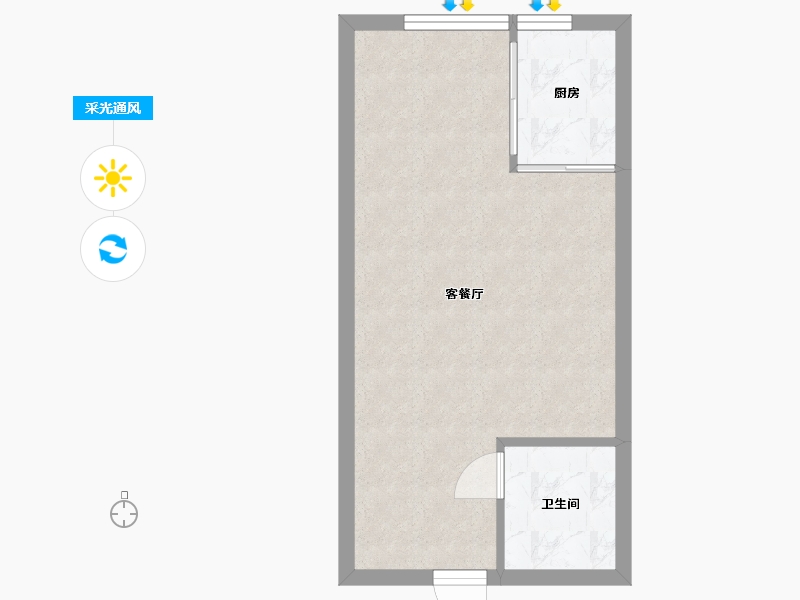 河北省-保定市-荣盛国际中心-38.00-户型库-采光通风