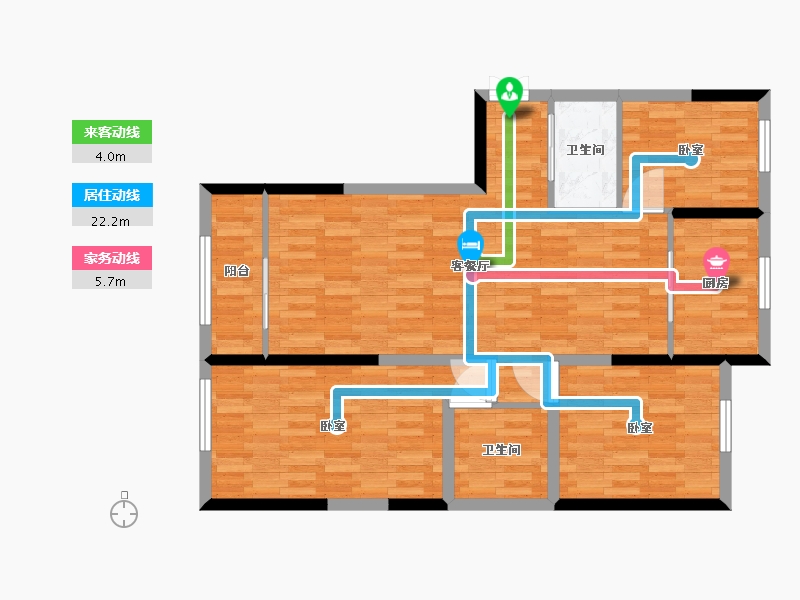 青海省-西宁市-中惠紫金城-90.24-户型库-动静线