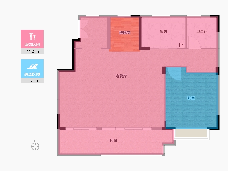 江苏省-无锡市-中锐星樾-134.00-户型库-动静分区