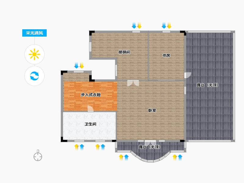 浙江省-湖州市-龙山庄园临湖台-278.00-户型库-采光通风