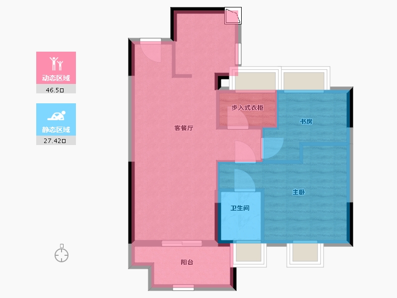 江苏省-南通市-东时区-66.00-户型库-动静分区