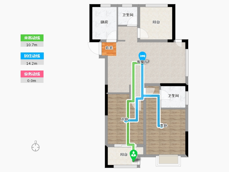 江苏省-常州市-路劲天隽峰荟-96.00-户型库-动静线