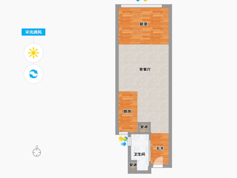 浙江省-湖州市-莫干山语-47.76-户型库-采光通风