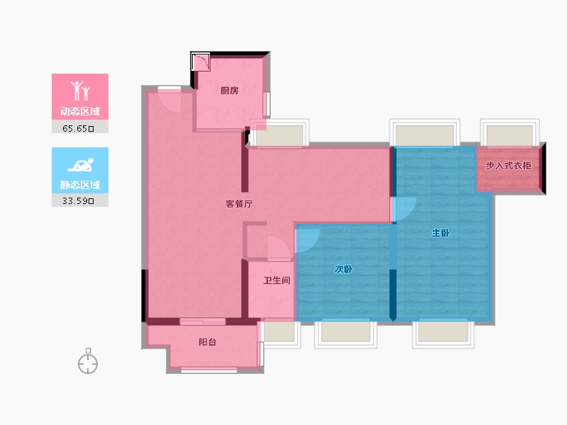 江苏省-南通市-东时区-89.00-户型库-动静分区