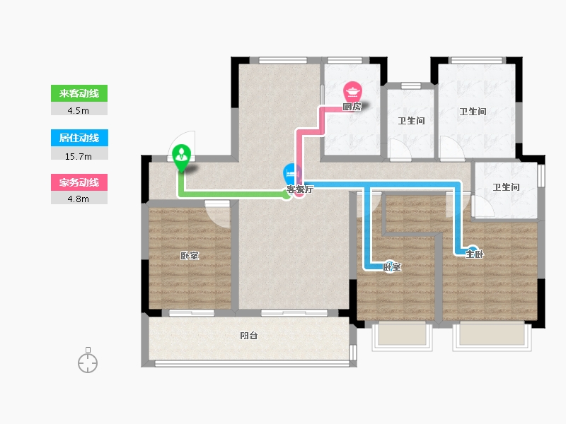 安徽省-阜阳市-融创城-114.28-户型库-动静线