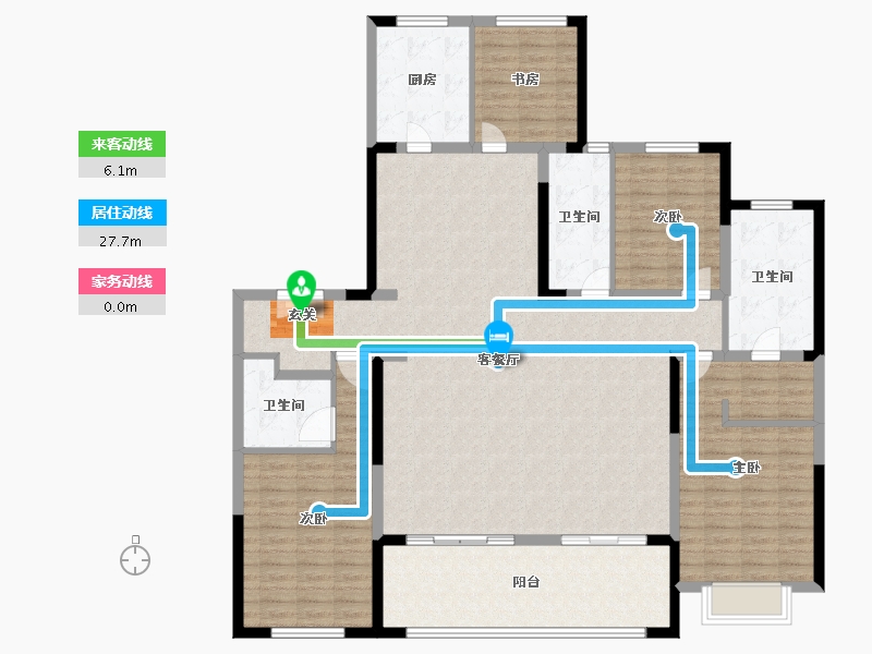 江苏省-常州市-新城公馆龙耀-168.01-户型库-动静线