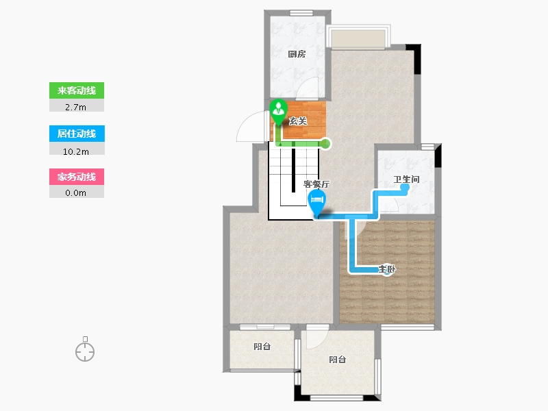 江苏省-无锡市-华宇观澜华府-102.01-户型库-动静线