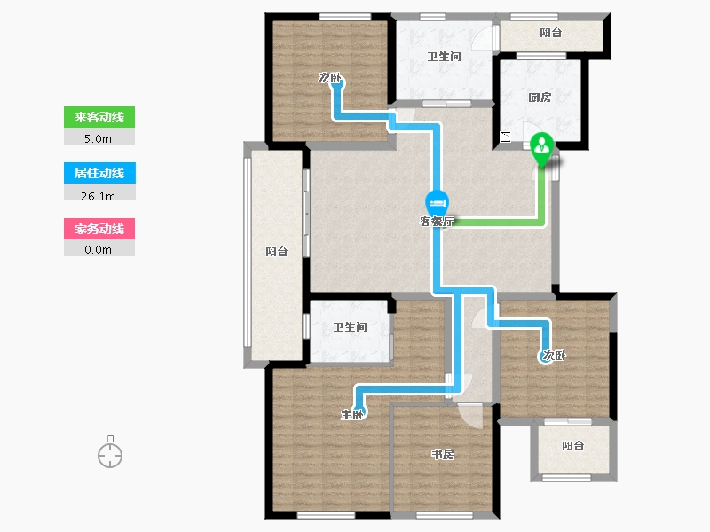 江苏省-盐城市-同曦文昌府-156.80-户型库-动静线