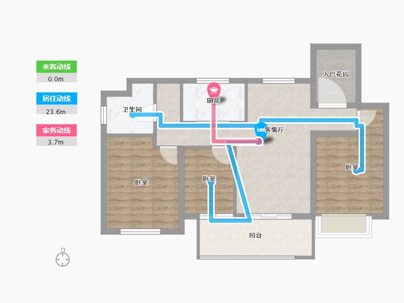 江苏省-宿迁市-飞翔·新城学府-80.03-户型库-动静线