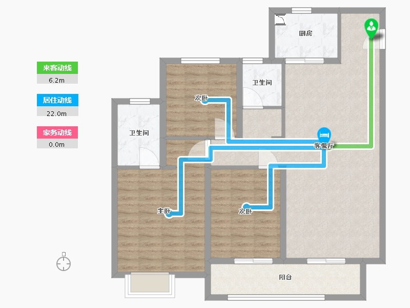 青海省-西宁市-中海·山湖大观-101.00-户型库-动静线