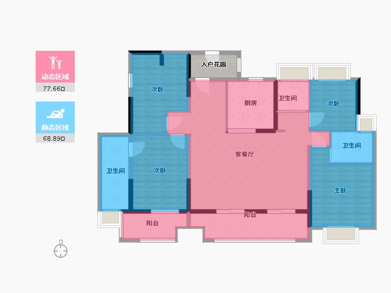 江苏省-南通市-东时区-136.00-户型库-动静分区