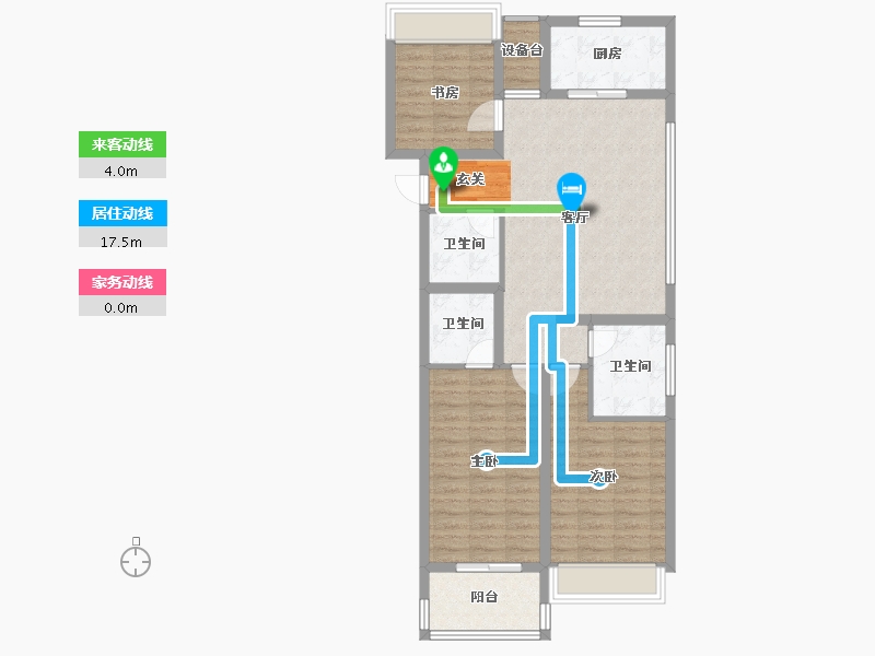 浙江省-台州市-碧桂园·城市之光-92.19-户型库-动静线