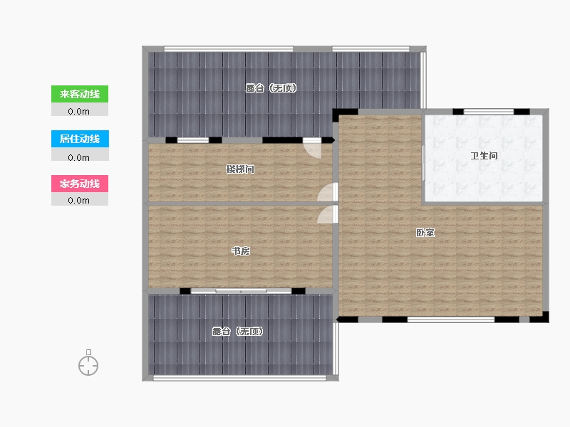 浙江省-湖州市-龙山庄园临湖台-184.00-户型库-动静线