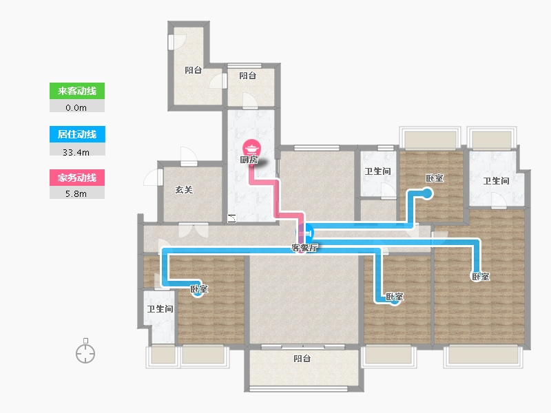 浙江省-湖州市-碧桂园天玺-159.00-户型库-动静线