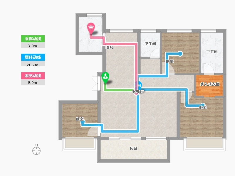 浙江省-湖州市-光明梦想城-92.00-户型库-动静线