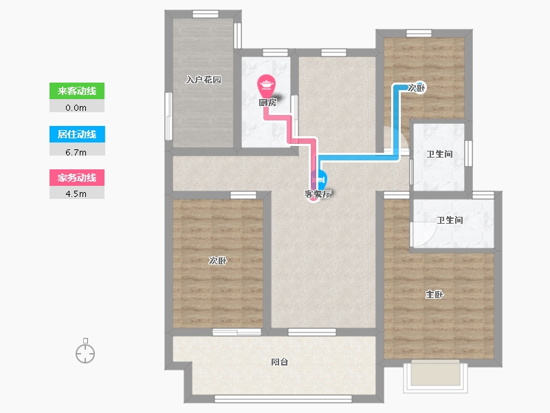 江苏省-淮安市-盱眙御景星城-98.20-户型库-动静线