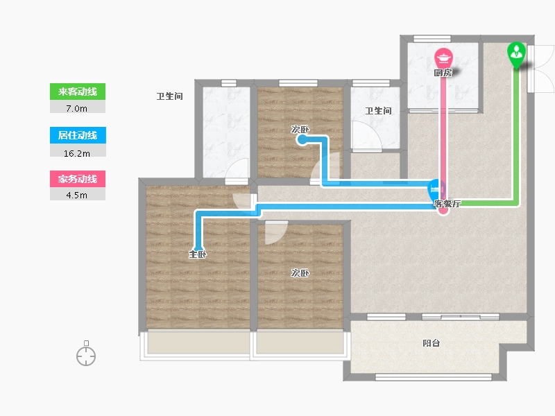 江苏省-徐州市-石榴运河首府-106.00-户型库-动静线