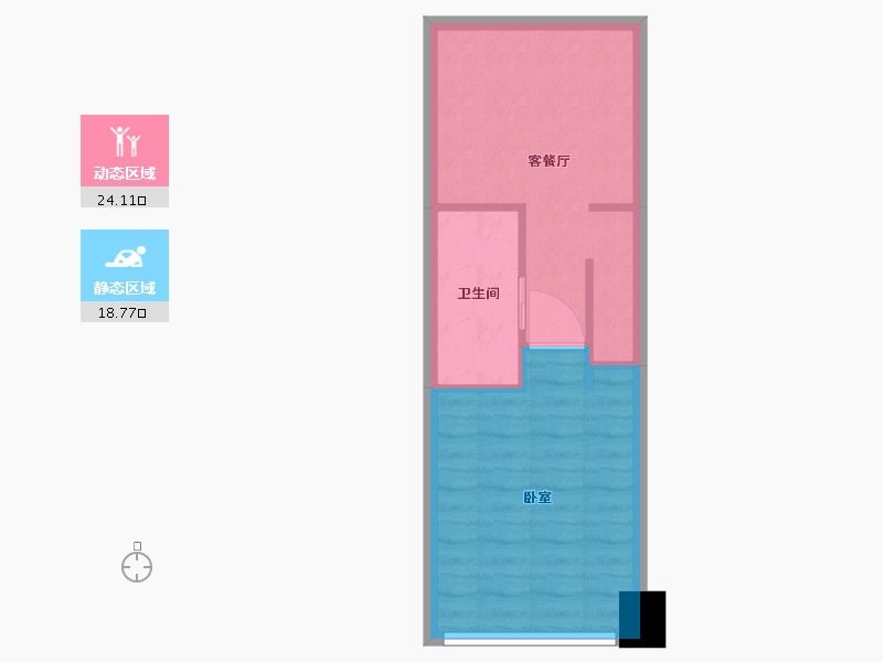 浙江省-宁波市-锦筑-38.00-户型库-动静分区