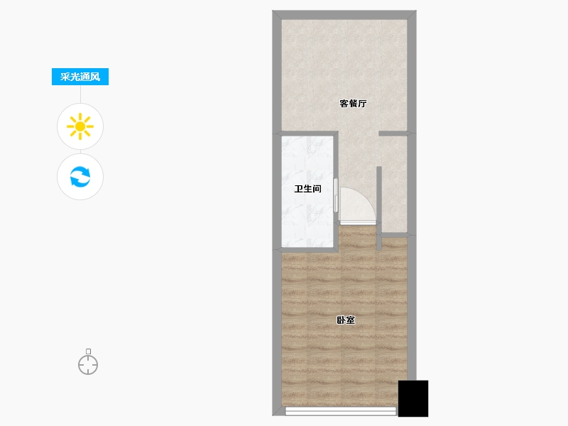 浙江省-宁波市-锦筑-38.00-户型库-采光通风