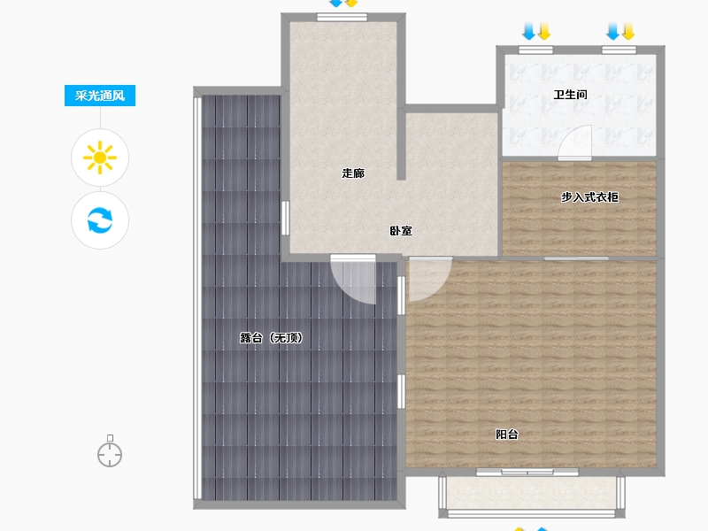 浙江省-金华市-联利吴溪印象-176.00-户型库-采光通风