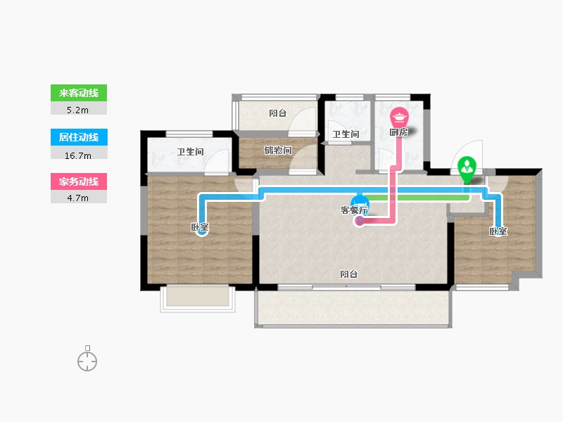 江苏省-泰州市-正太熙郡汇水-92.01-户型库-动静线