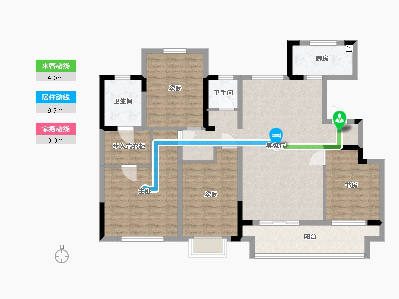 江苏省-淮安市-中梁·玖龙首府-114.40-户型库-动静线