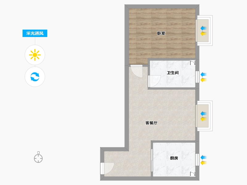 浙江省-宁波市-宁波恒大溪上桃花源-47.01-户型库-采光通风