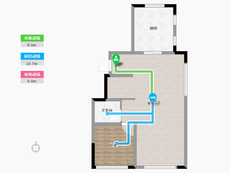 浙江省-宁波市-融创涌宁府-74.48-户型库-动静线