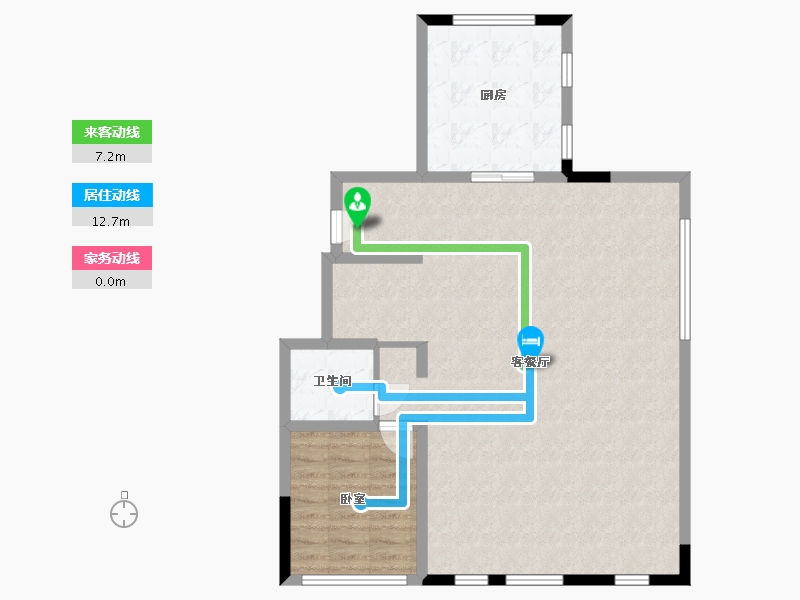 浙江省-宁波市-融创涌宁府-90.94-户型库-动静线