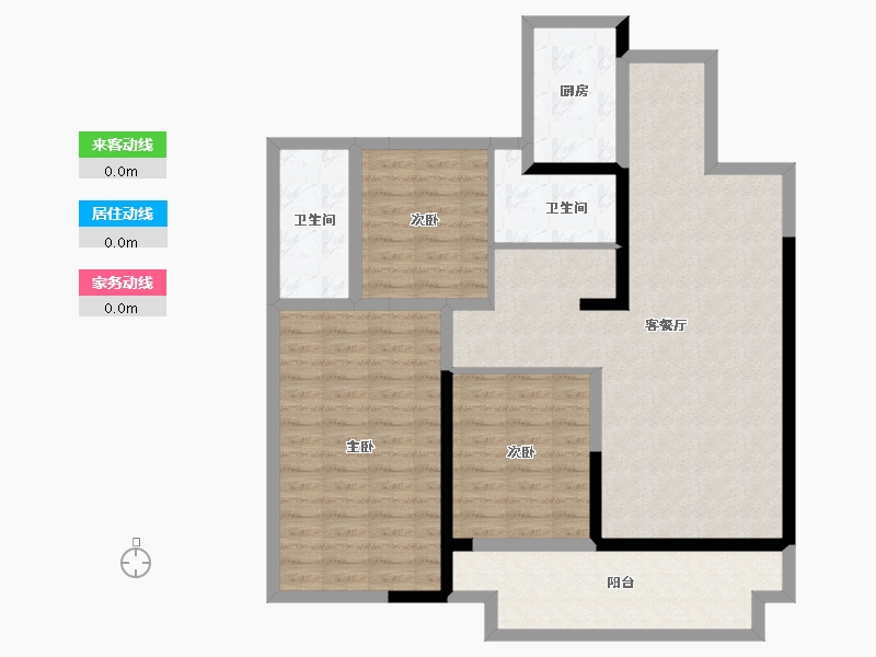 江苏省-淮安市-新城吾悦广场-96.00-户型库-动静线