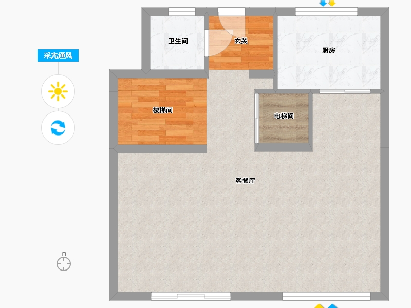 浙江省-湖州市-湖州府-59.90-户型库-采光通风