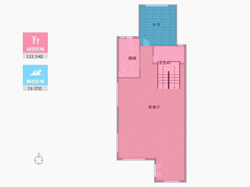 浙江省-杭州市-恒大御泉四季-124.33-户型库-动静分区