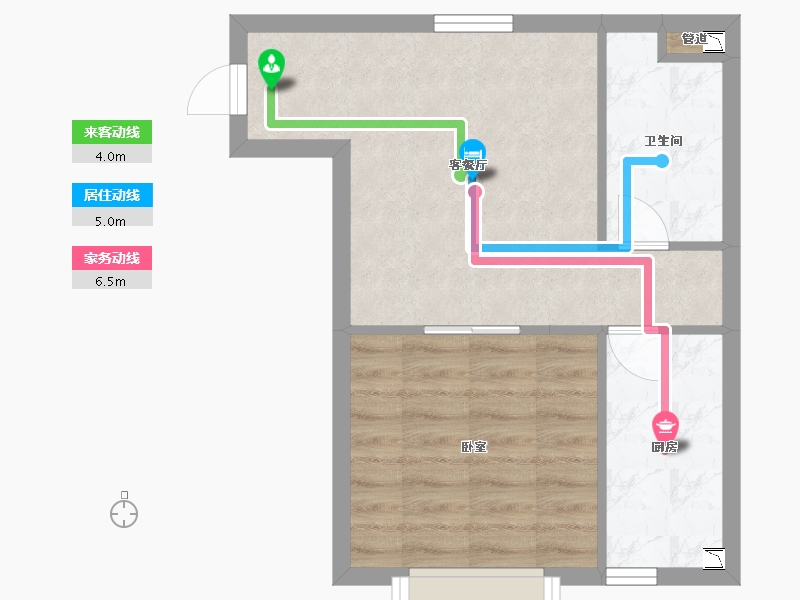 浙江省-宁波市-宁波恒大溪上桃花源-43.00-户型库-动静线