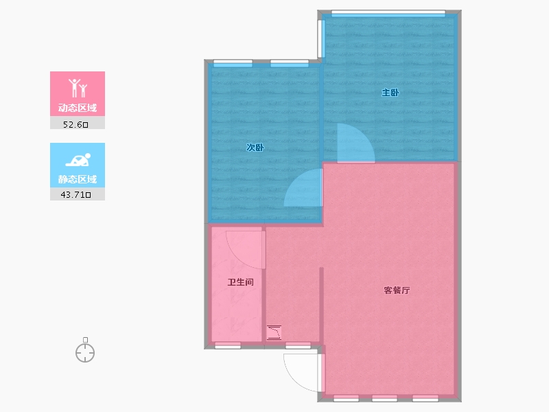 江苏省-徐州市-玺悦龙城-89.01-户型库-动静分区