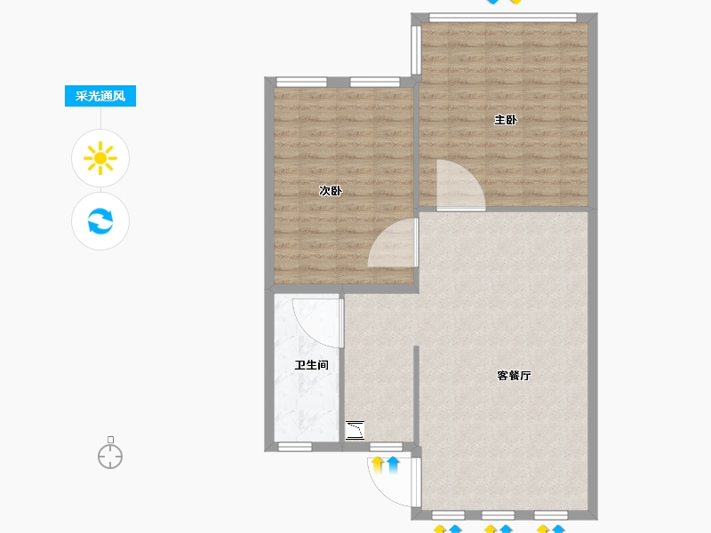 江苏省-徐州市-玺悦龙城-89.01-户型库-采光通风