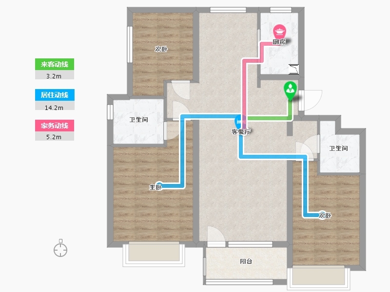 河北省-保定市-涿州铂悦山-91.01-户型库-动静线