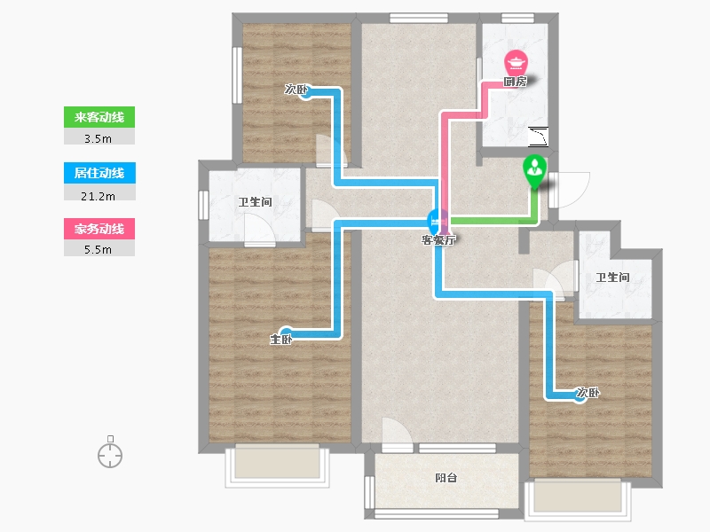 河北省-保定市-涿州铂悦山-100.00-户型库-动静线