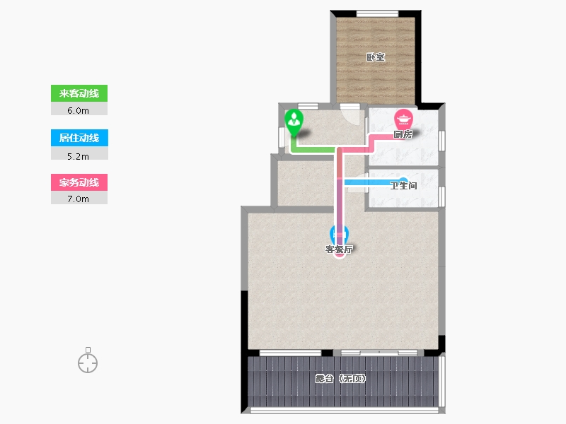 浙江省-宁波市-融创涌宁府-89.71-户型库-动静线