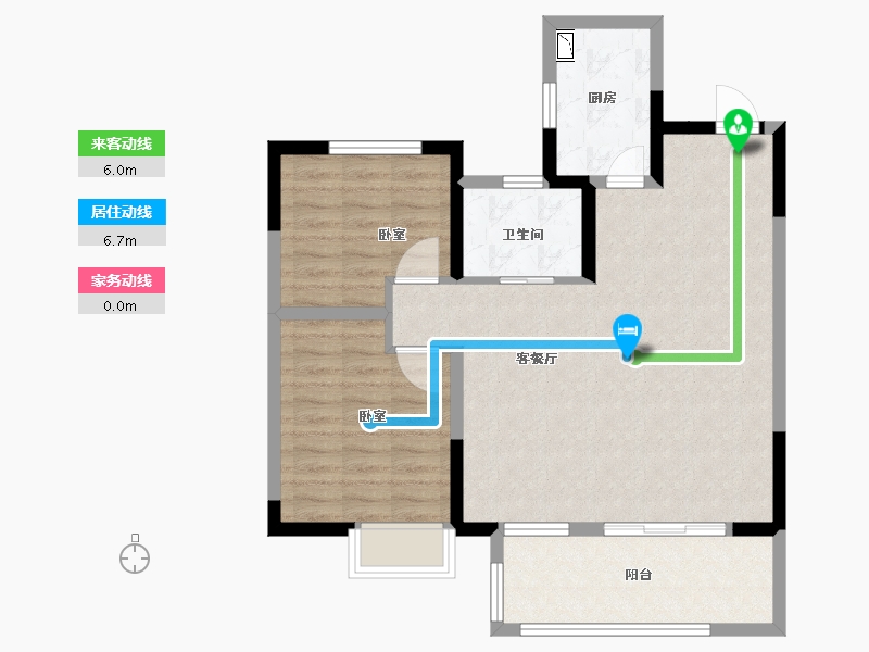 安徽省-合肥市-光明府-80.00-户型库-动静线