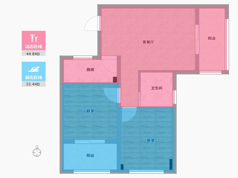 安徽省-黄山市-黄山圣天地-70.00-户型库-动静分区