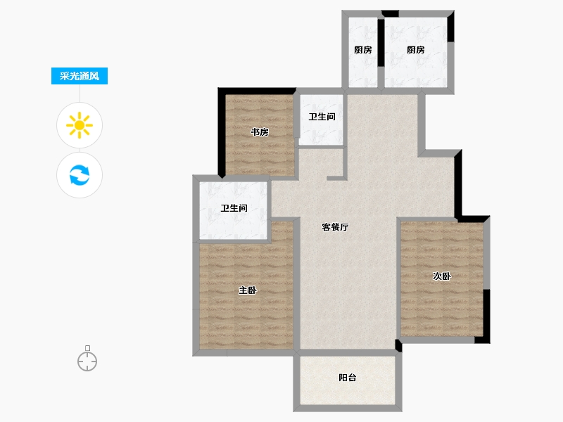 江苏省-淮安市-云河湾-92.12-户型库-采光通风