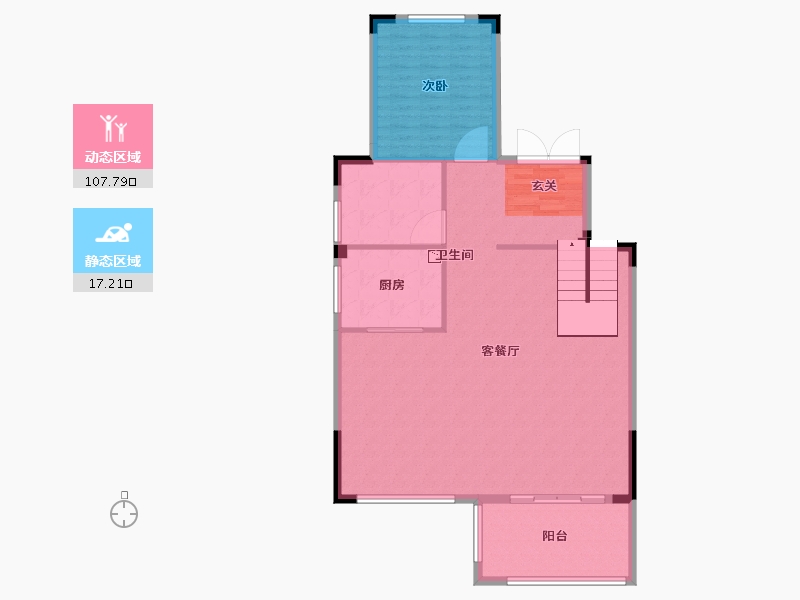 浙江省-台州市-景瑞·枫云府-116.66-户型库-动静分区